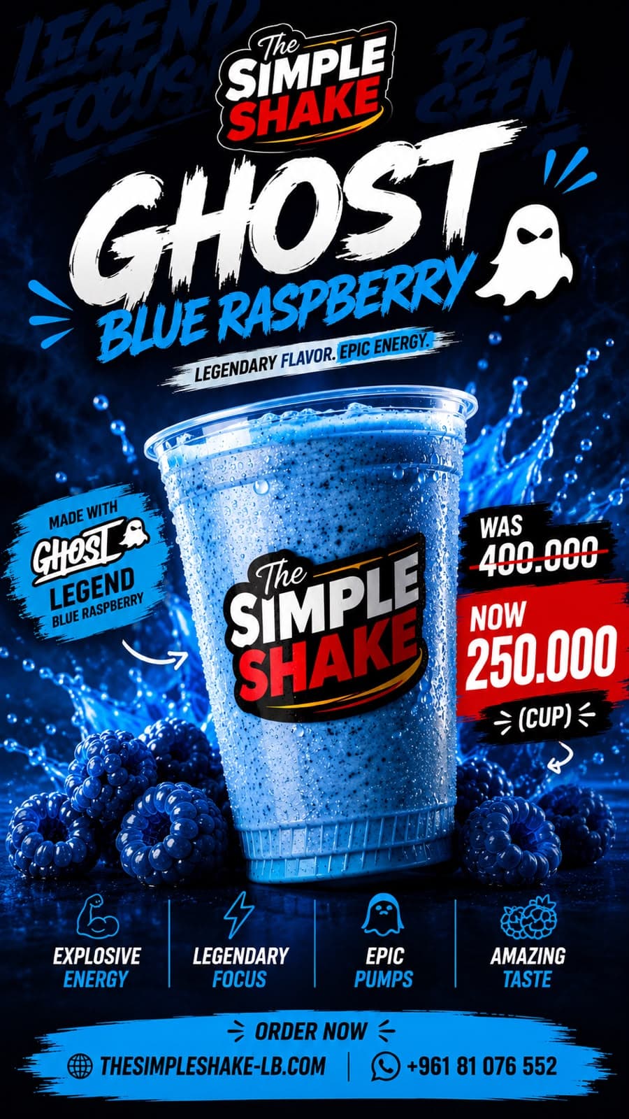 Ghost Blue Raspberry